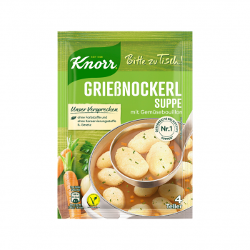 Knorr Bitte zu Tisch! Grießnockerlsuppe, 4 Teller